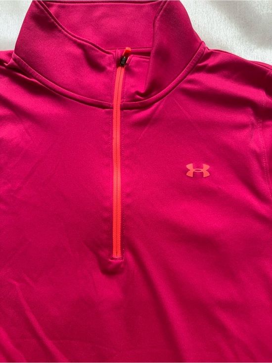 LG Tops - Under Armour Tech Twist Half Zip Hot Pink Pullover Jacket Size Large, EUC